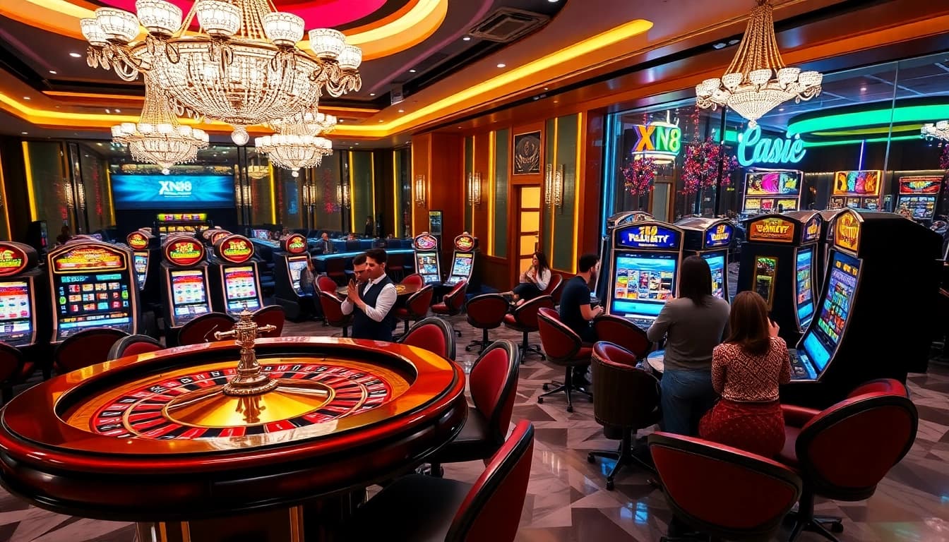 Experience the excitement of XN 88 with players enjoying thrilling casino games.