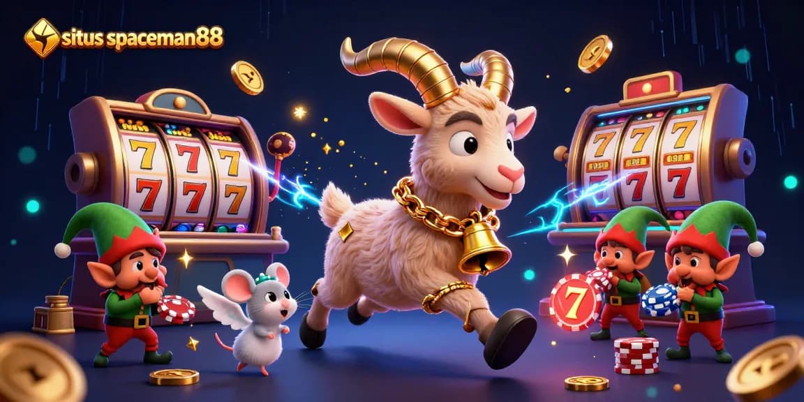 Experience excitement in situs spaceman88 with Krampus, an angel mouse, and naughty gremlin elves!