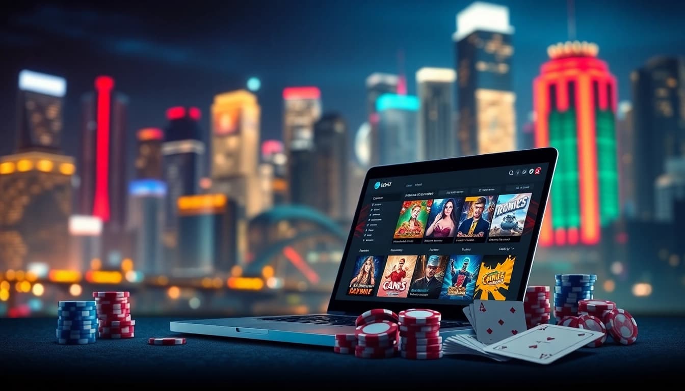 Engaging overview of popular casino sites with vibrant gaming elements.