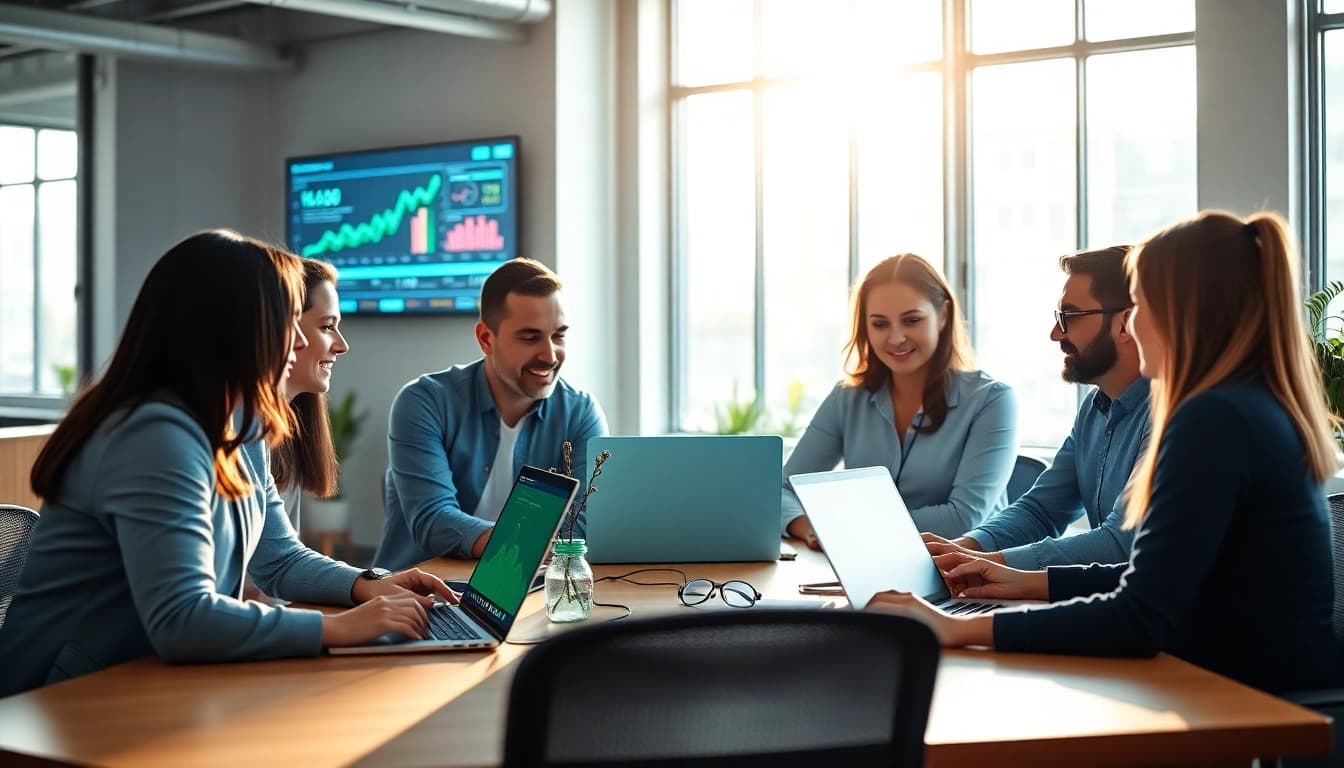 Boost your presence with social media marketing experts at https://boost-social-media.com in a collaborative office.