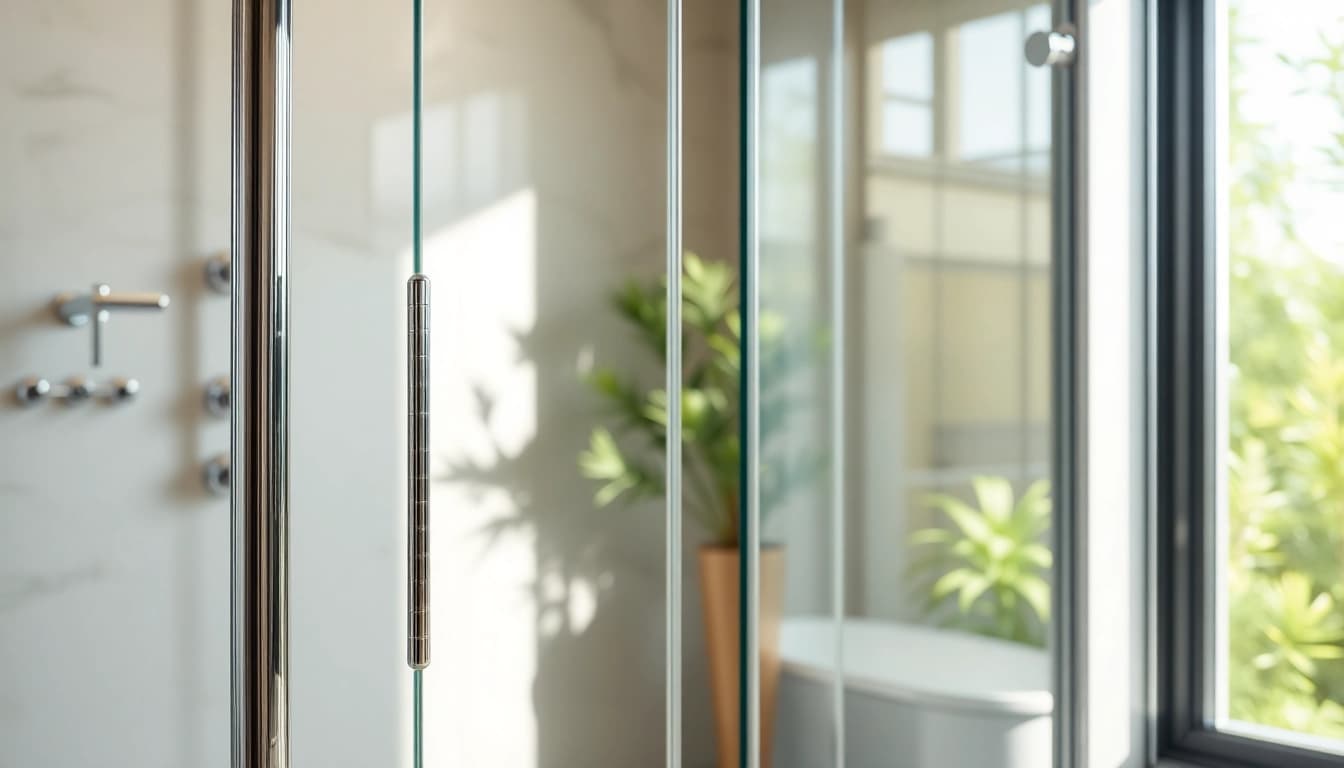 Showcase of elegant shower doors uk reflecting modern design trends in a stylish bathroom.