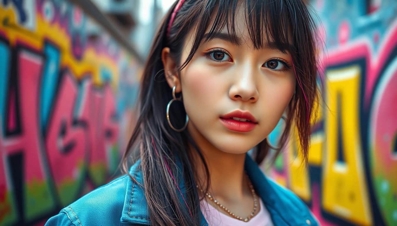 Explore K-pop fashion trends at https://www.kpopangel.com with a vibrant idol portrait that captivates style.