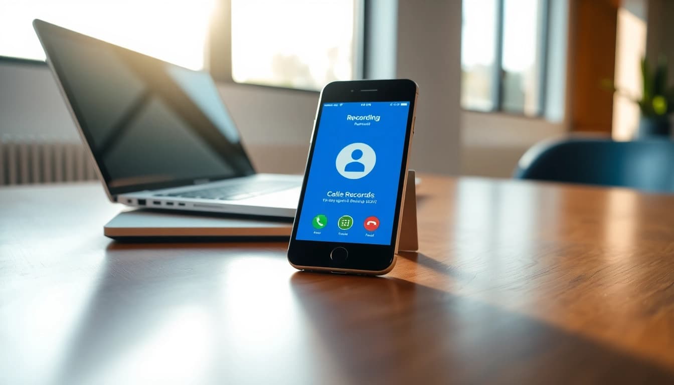 Capture key moments with call recording app on smartphone interface