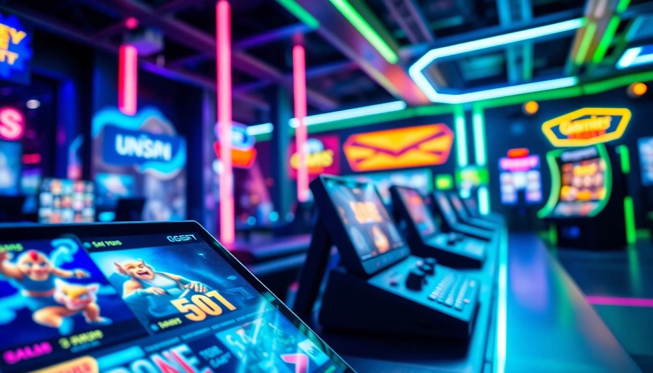 Jelajahi daftar ggsoft game dengan antarmuka permainan yang dinamis dan menarik.