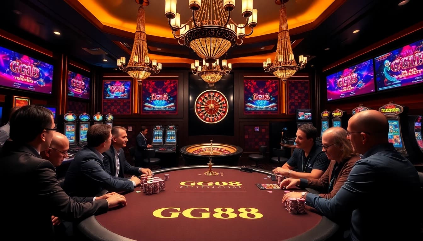 Experience the thrill of playing at GG88's luxurious online casino.