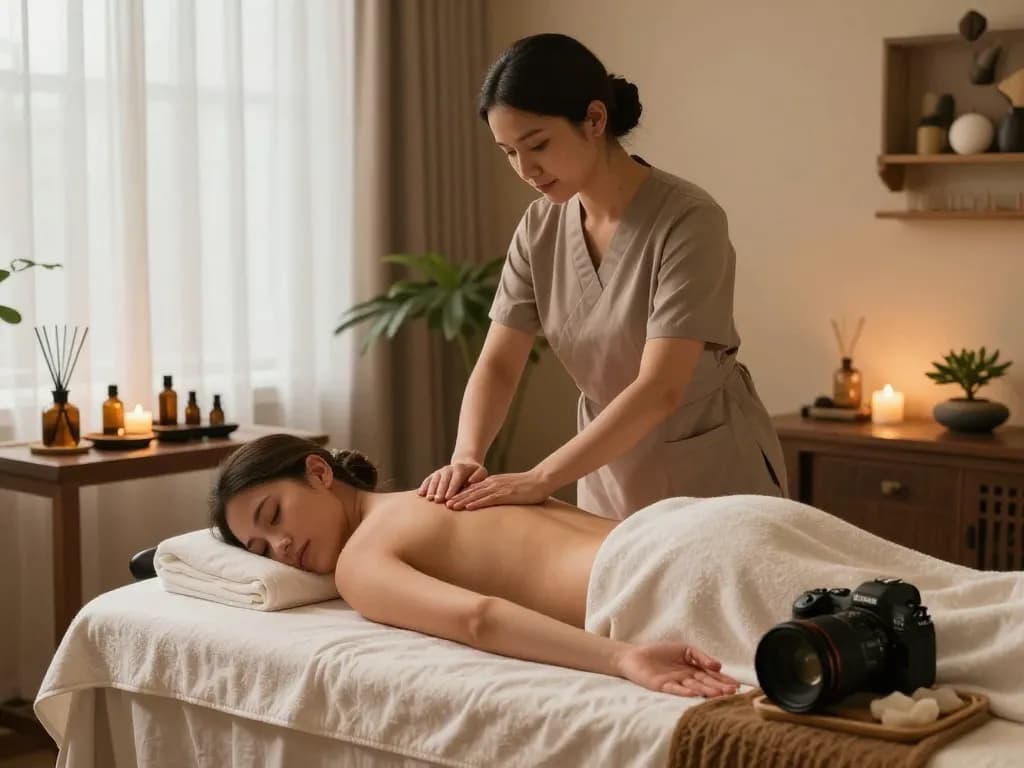Experience soothing 동대문스웨디시 massage in a tranquil spa environment.