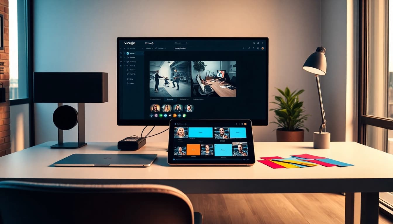 Transform your videos into prompts with video to prompt AI in a modern workspace.