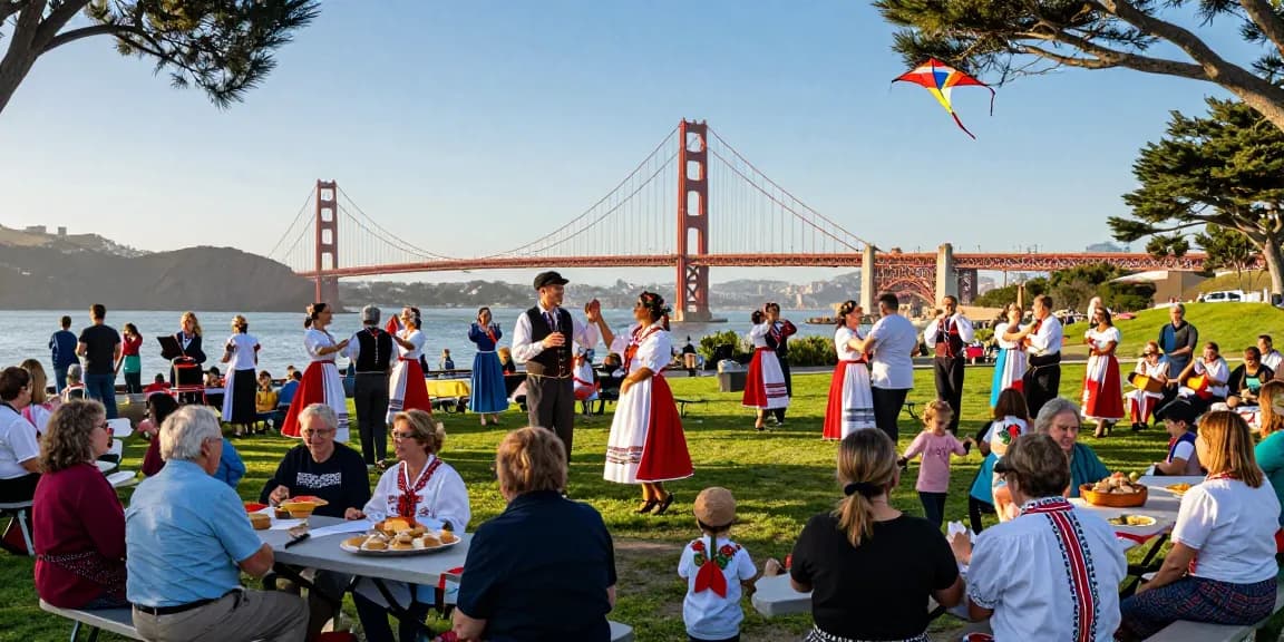 Polish San Francisco community cultural event at https://www.sfpol.com/ with families celebrating heritage.