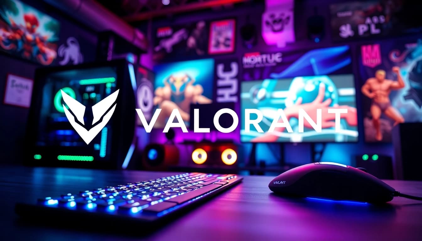 Get ready to valorant download with a complete gaming setup featuring sleek technology.