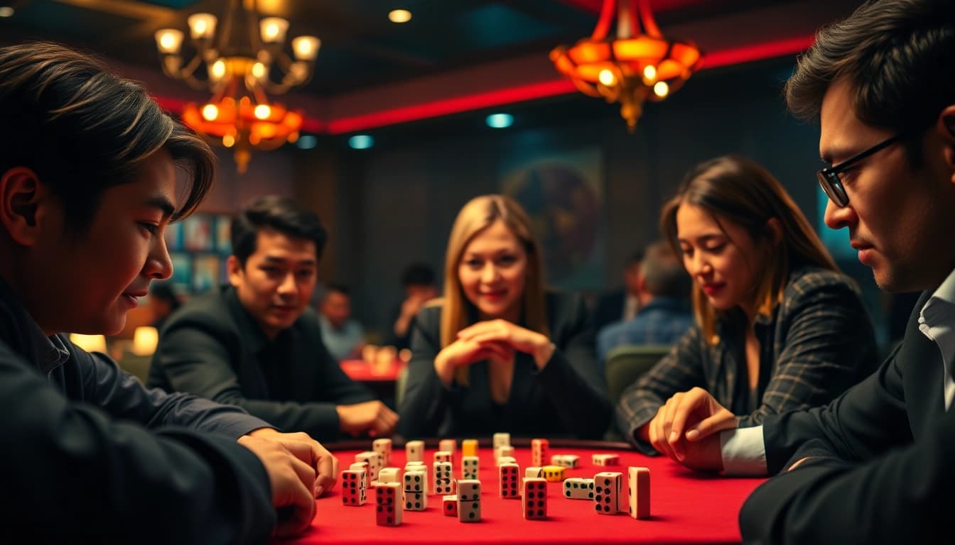 Menyaksikan pemain yang bersemangat dalam Daftar Domino88 game yang menarik dan penuh strategi.