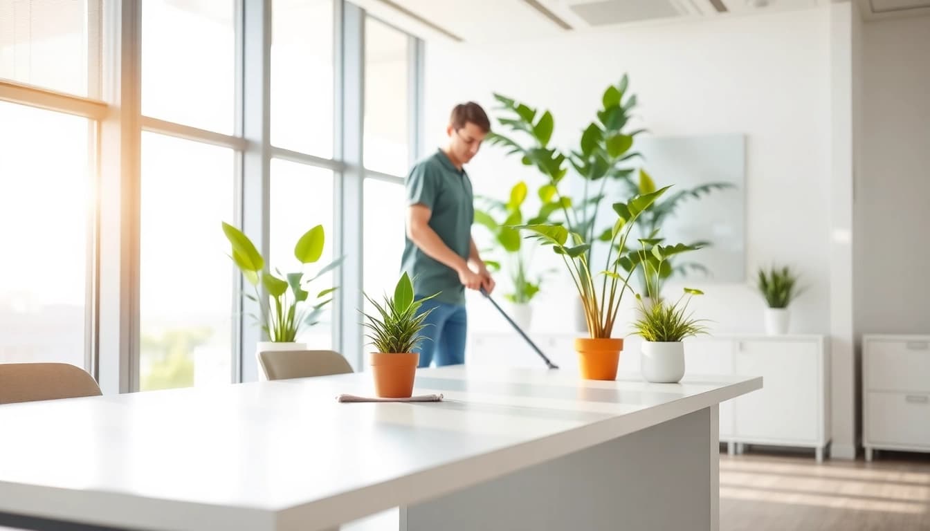 Enhance productivity with Office Cleaning Services Dubai in a bright, organized workspace.