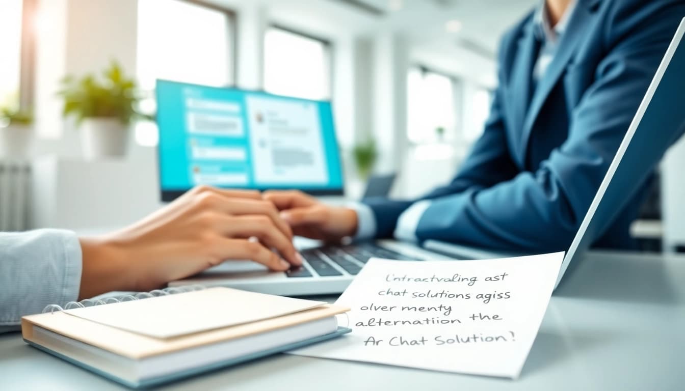 Discovering a chatgpt free alternative through a professional office setup.