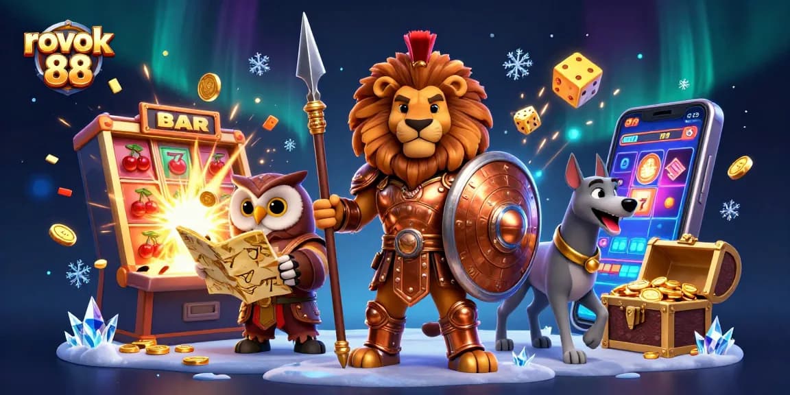 Experience the excitement of rokok 88 with dynamic slot machines, lively characters, and a vibrant casino atmosphere.