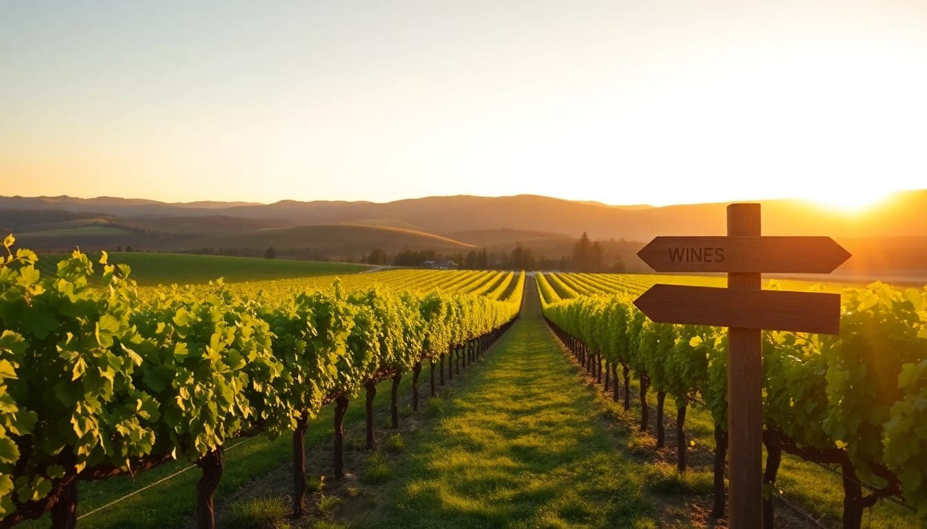 Experience the breathtaking scenery of the best wineries in California amidst stunning vineyards.