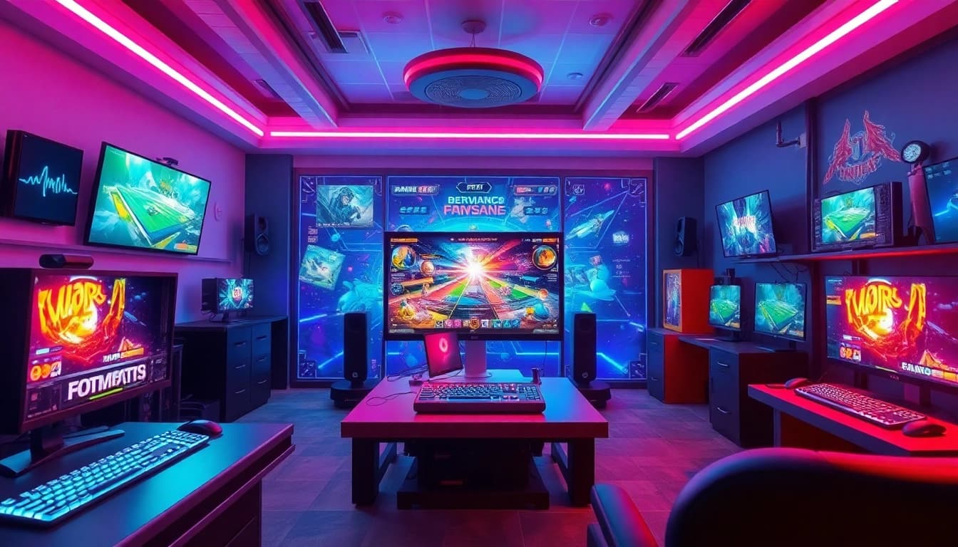 สัมผัสประสบการณ์เมก้าเกมในห้องเกมดิจิทัลที่ทันสมัย