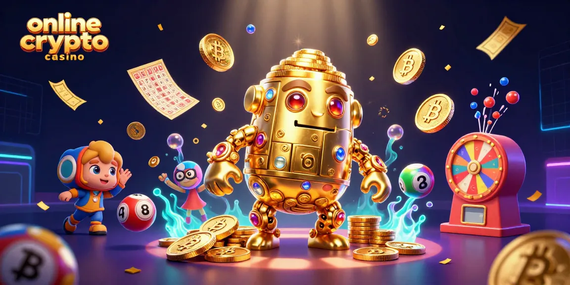 Scopri come giocare nel miglior online crypto casino con le ultime promozioni in un'illustrazione vivace