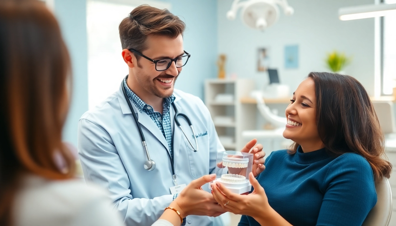 Consultation on Invisalign for adults Hawthorn in a bright orthodontic office setting.