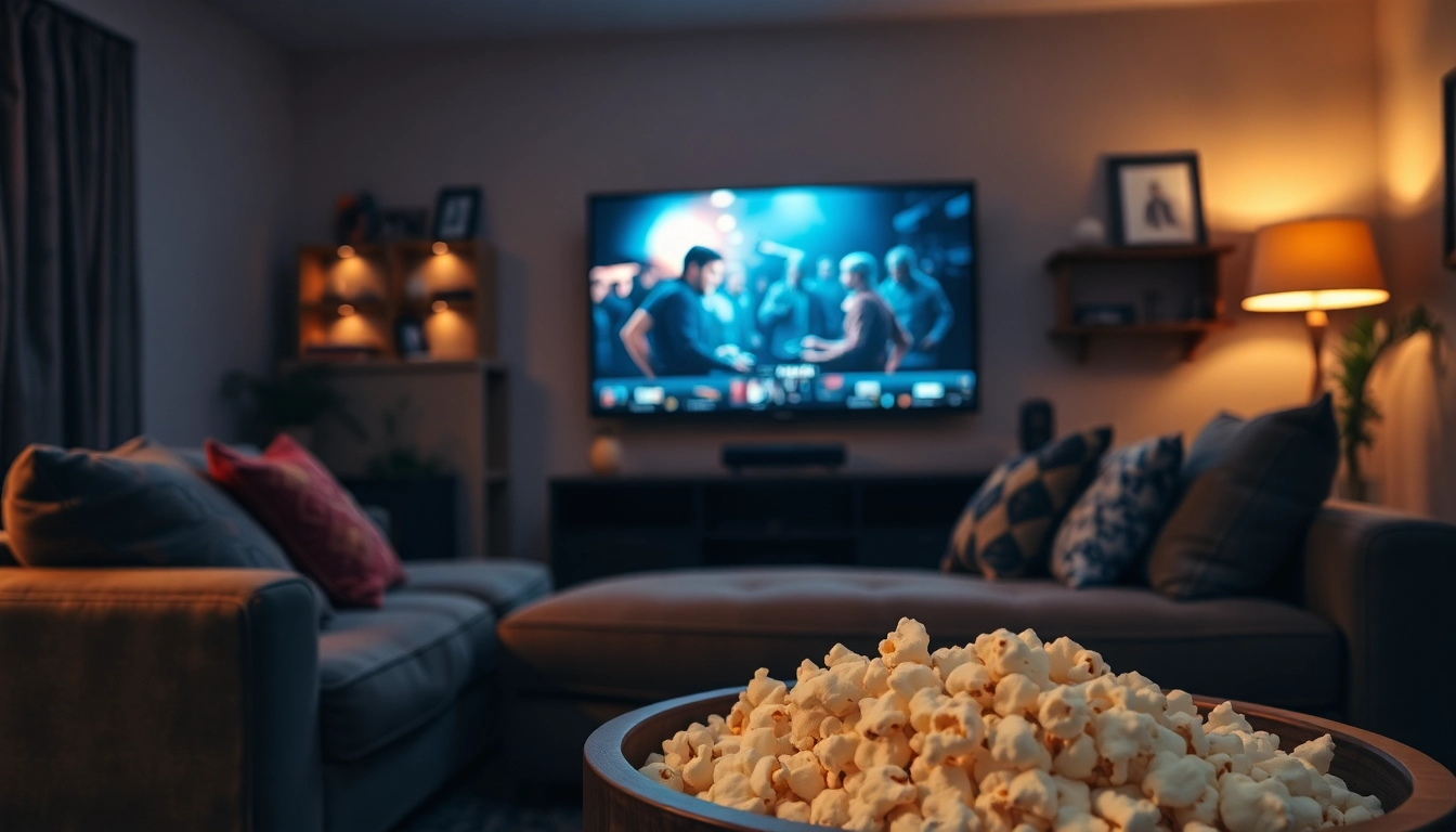 ชมภาพยนตร์ที่น่าสนใจบน 11-hd.com ในห้องนั่งเล่นที่ตกแต่งสวยงามและอบอุ่น