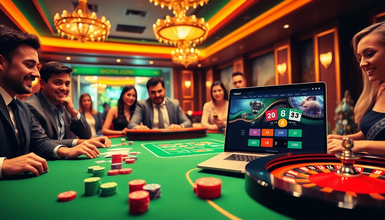 S8net.com offers thrilling casino gaming experiences with vibrant tables and engaging players.