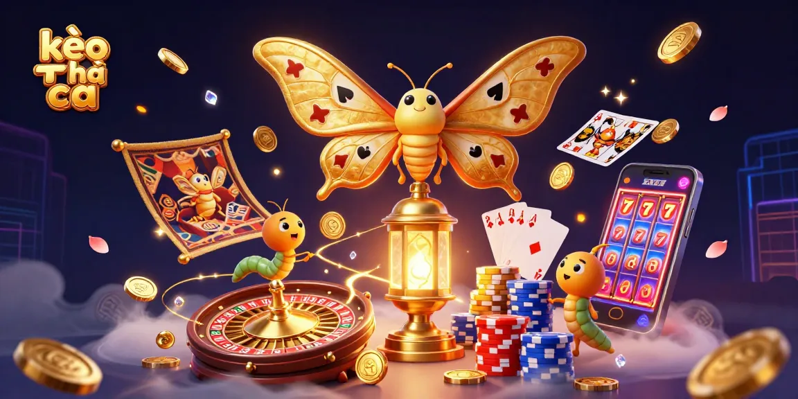 Bet on kèo nhà cái with vibrant casino elements and captivating 3D illustration.