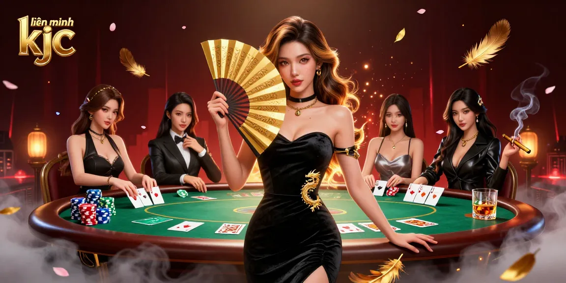 Experience the ultimate thrill of gaming with a photorealistic portrayal of liên minh kjc in an extravagant casino atmosphere.