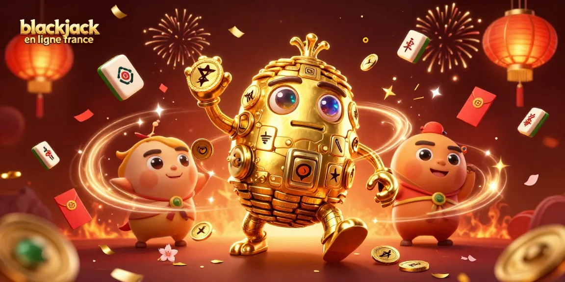 Jouez au blackjack en ligne en France avec des animations de jetons d'or et des effets visuels captivants.