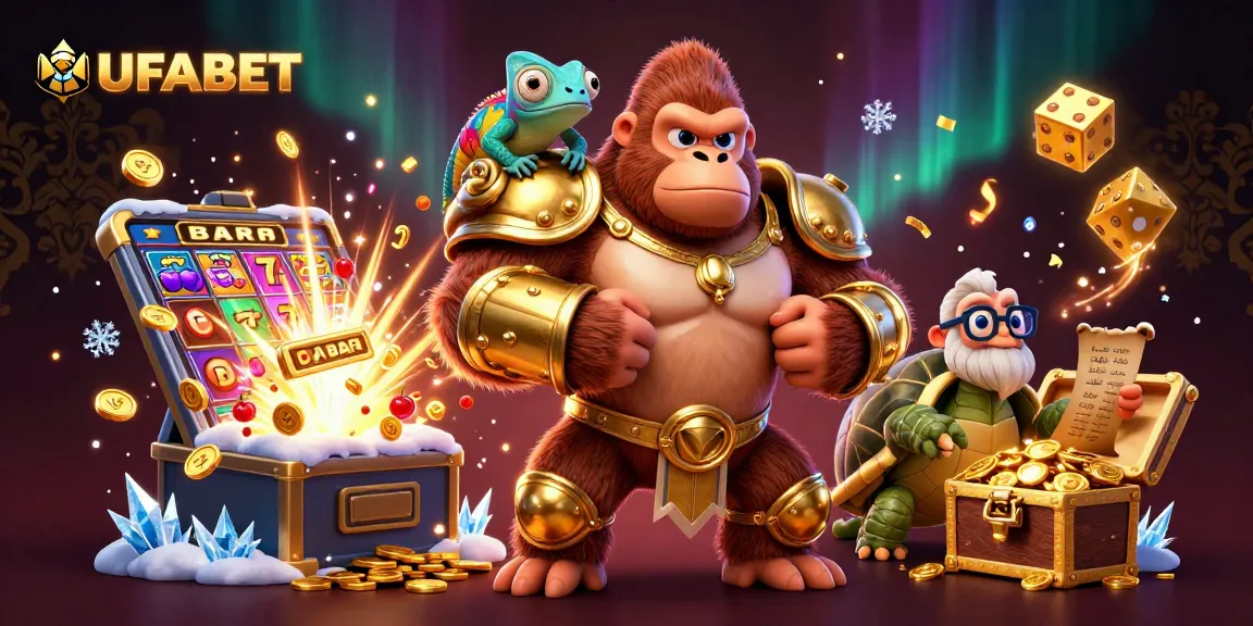 Spin to win at UFABET's vibrant online casino with action-packed slot machines and charming characters!