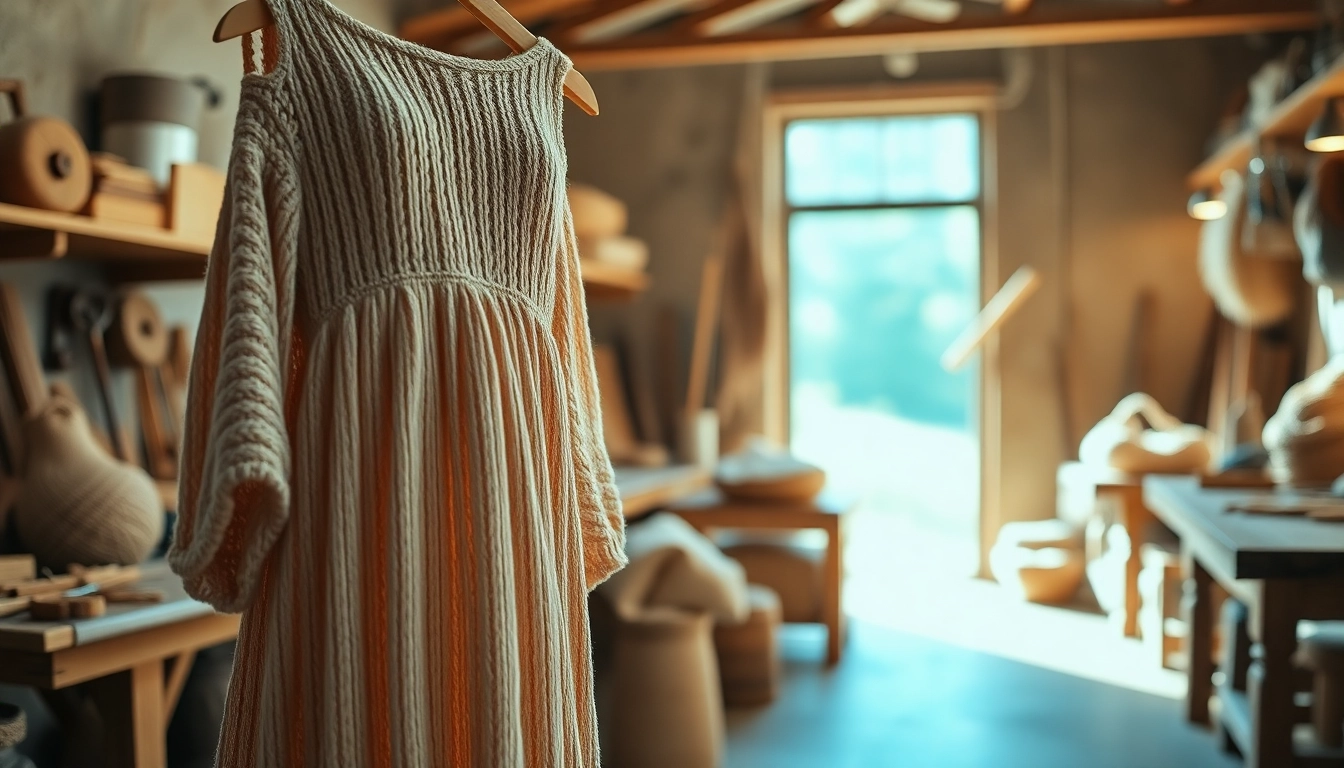 Showcasing luxurious garments from https://www.ound-ound.com with intricate textures and earthy tones.