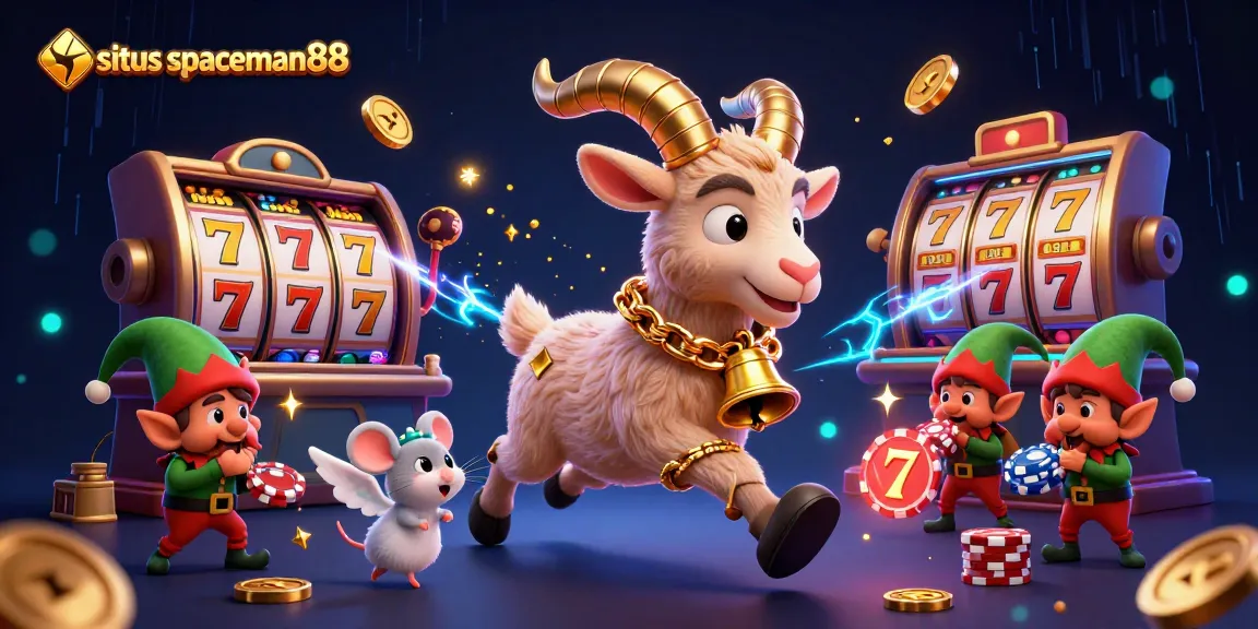 Experience excitement in situs spaceman88 with Krampus, an angel mouse, and naughty gremlin elves!