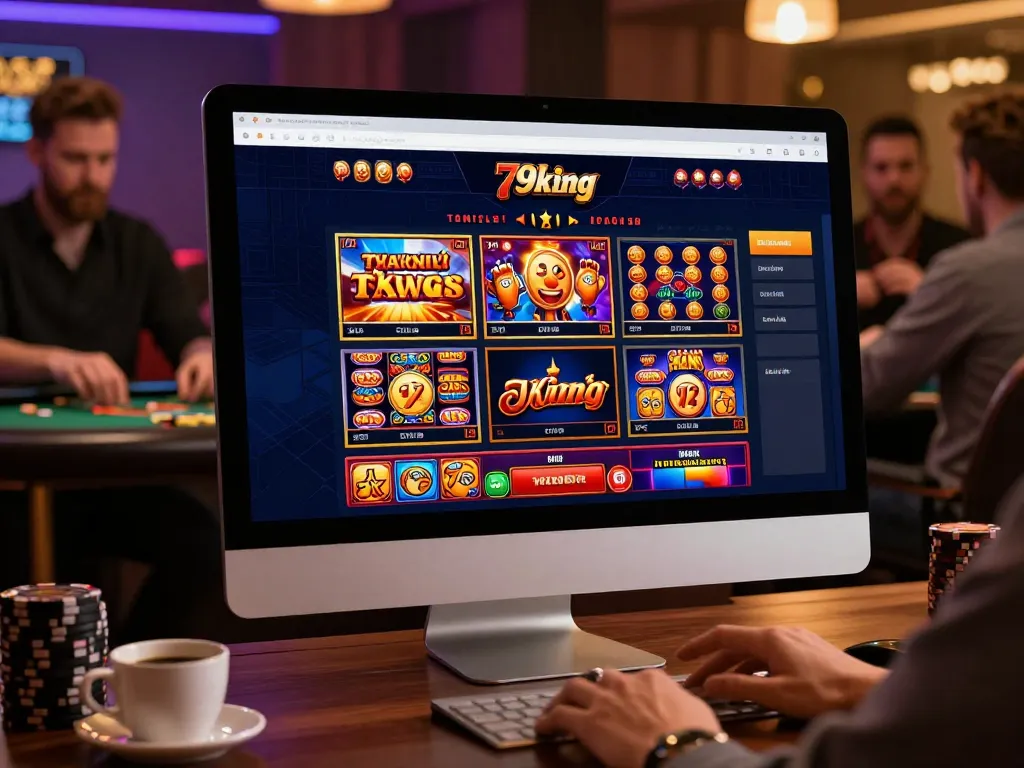 Engaged players enjoying Thương hiệu 79king online casino games with a lively and immersive interface