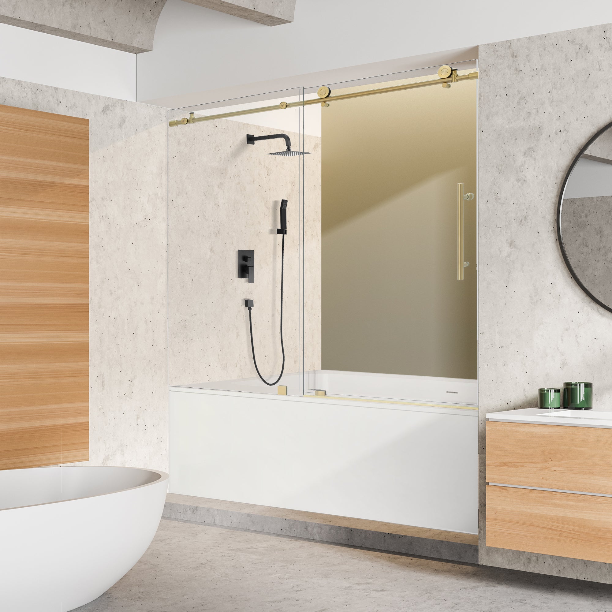 Durable Bathtub Glass Door Designs Built to Last