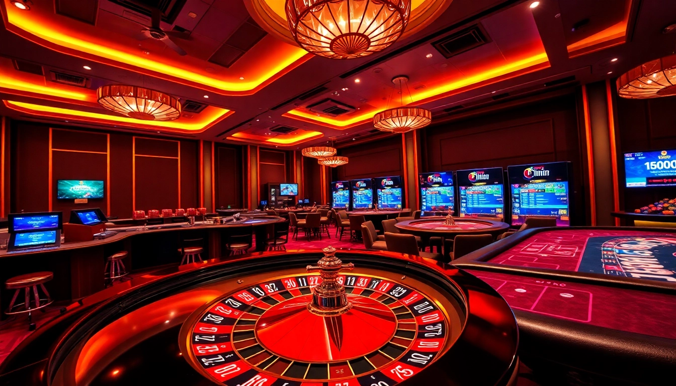 Experience Hay win excitement at elegant casino tables with vibrant colors and high-stakes bets.