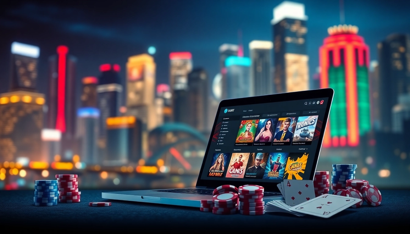 Engaging overview of popular casino sites with vibrant gaming elements.