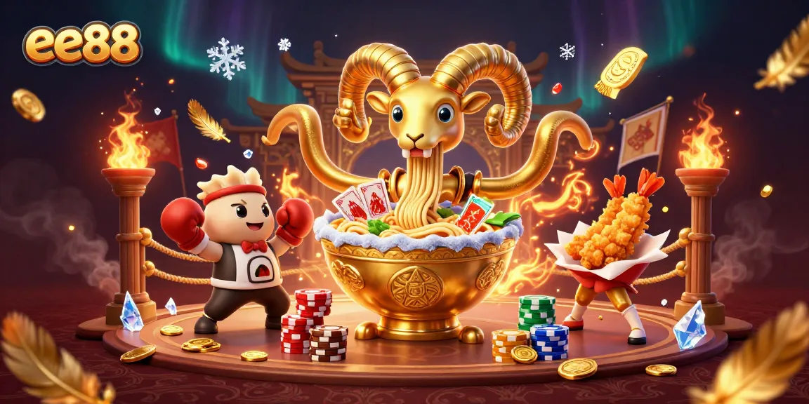 ee88 deals exciting bets in a vibrant casino showdown featuring unique characters.