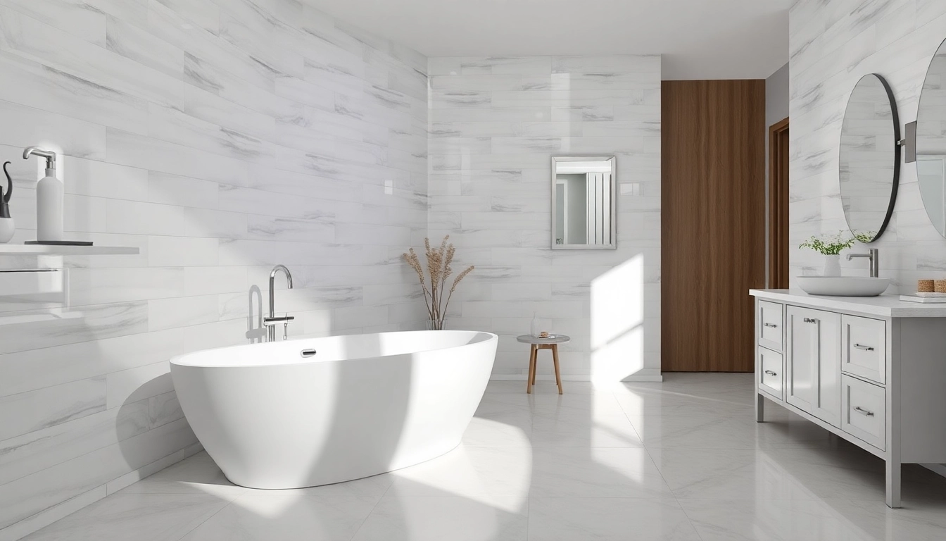 Revamp your space with a stunning bathroom remodel near me highlighting modern amenities and elegant design.