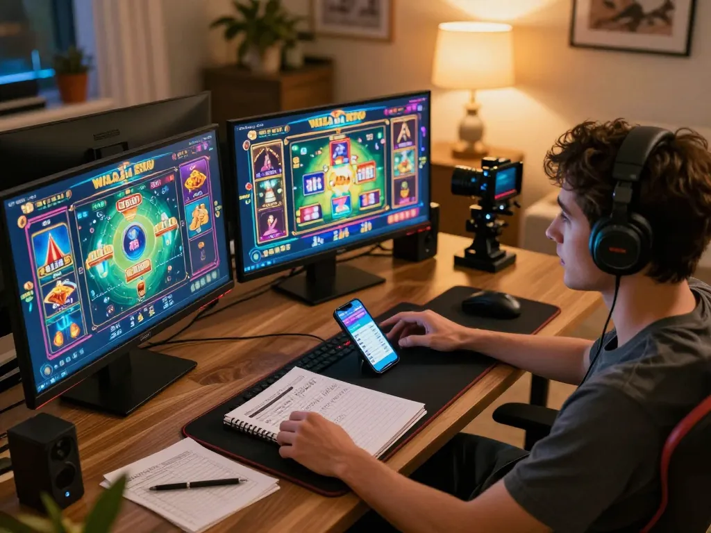 Experience the fun of situs slot bet 200 with an engaging online gaming setup and strategy planning.