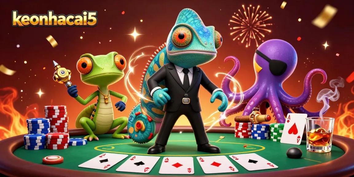Watch keonhacai5's thrilling poker scene featuring dynamic characters and engaging betting action.
