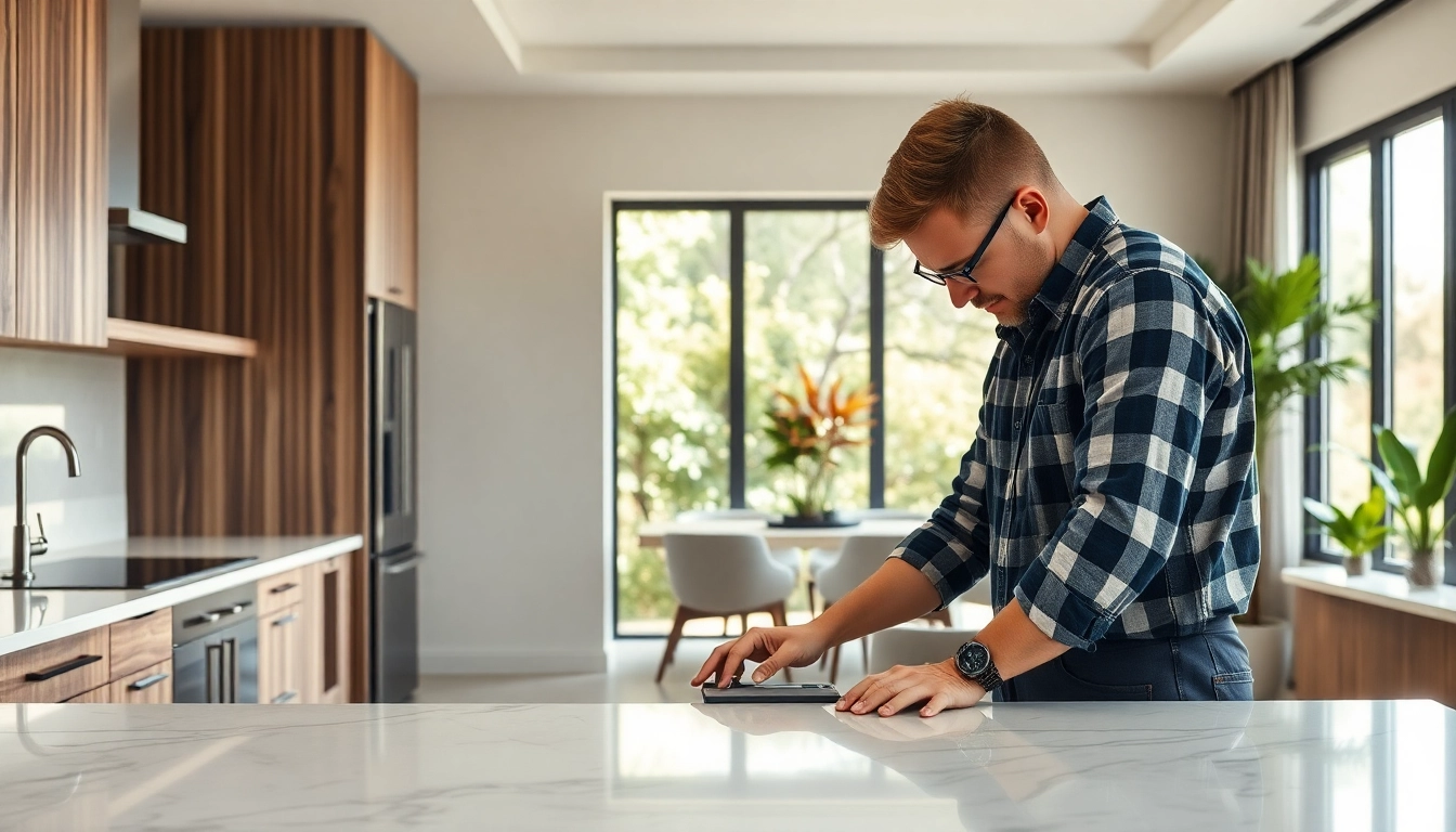 Transforming a space in home renovation with detailed craftsmanship.
