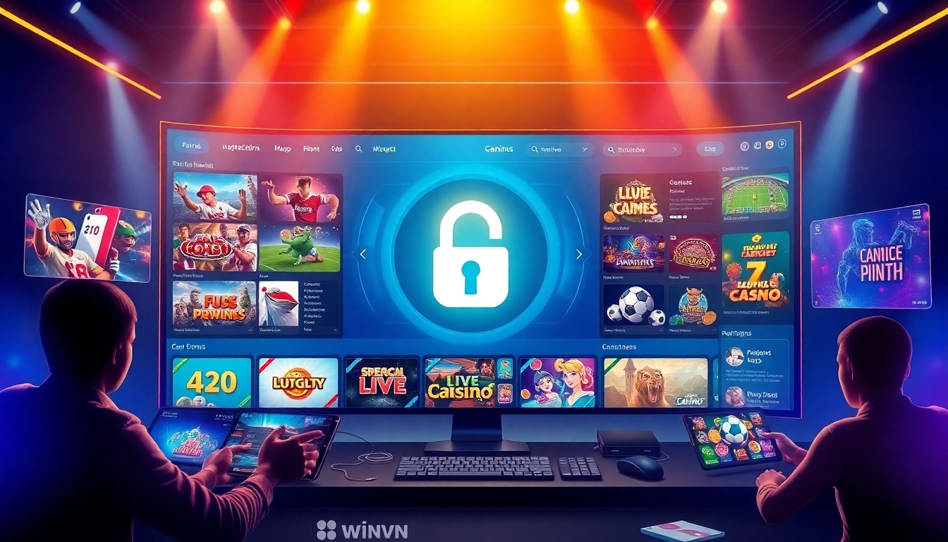 Winvn chính thức 2026 - Engaging online gaming interface showcasing diverse betting options for players.