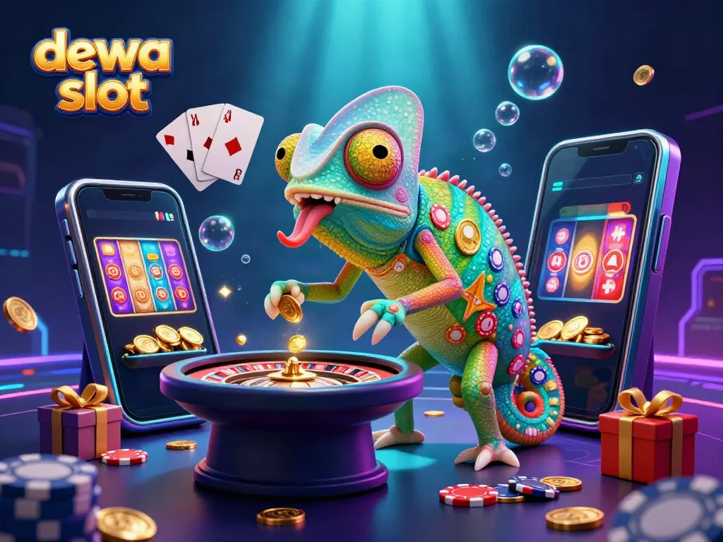 Raih jackpot dengan dewa slot di ilustrasi kasino 3D yang menakjubkan.