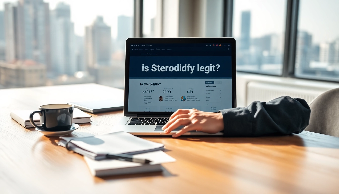 Assessing if Steroidify legit through customer reviews and data analysis in a professional setting.