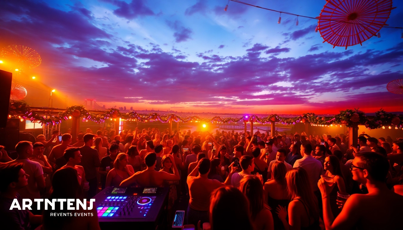 Experience lively Artender Events with a vibrant party atmosphere featuring dancing and a DJ.