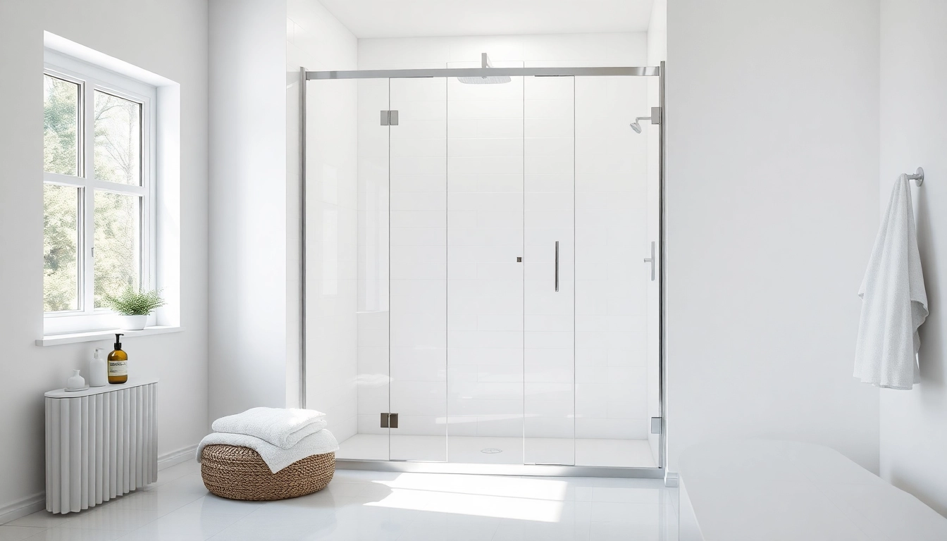 Erleben Sie die sonni Duschkabine 80x80 in einem eleganten, modernen Badezimmer.