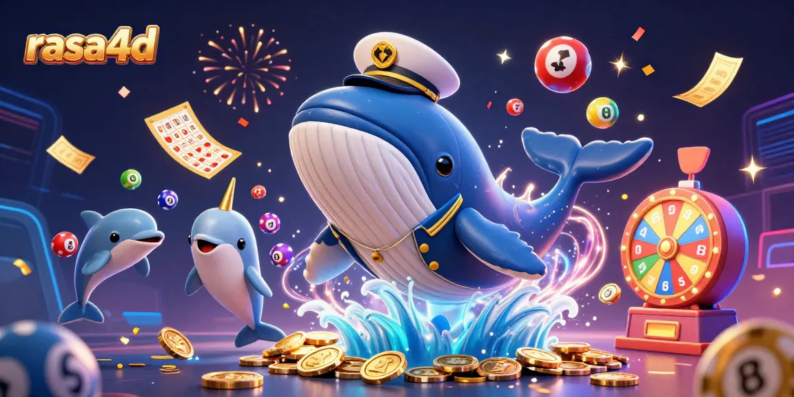 Experience the excitement of rasa4d with a vibrant 3D scene featuring lottery activities and playful characters.