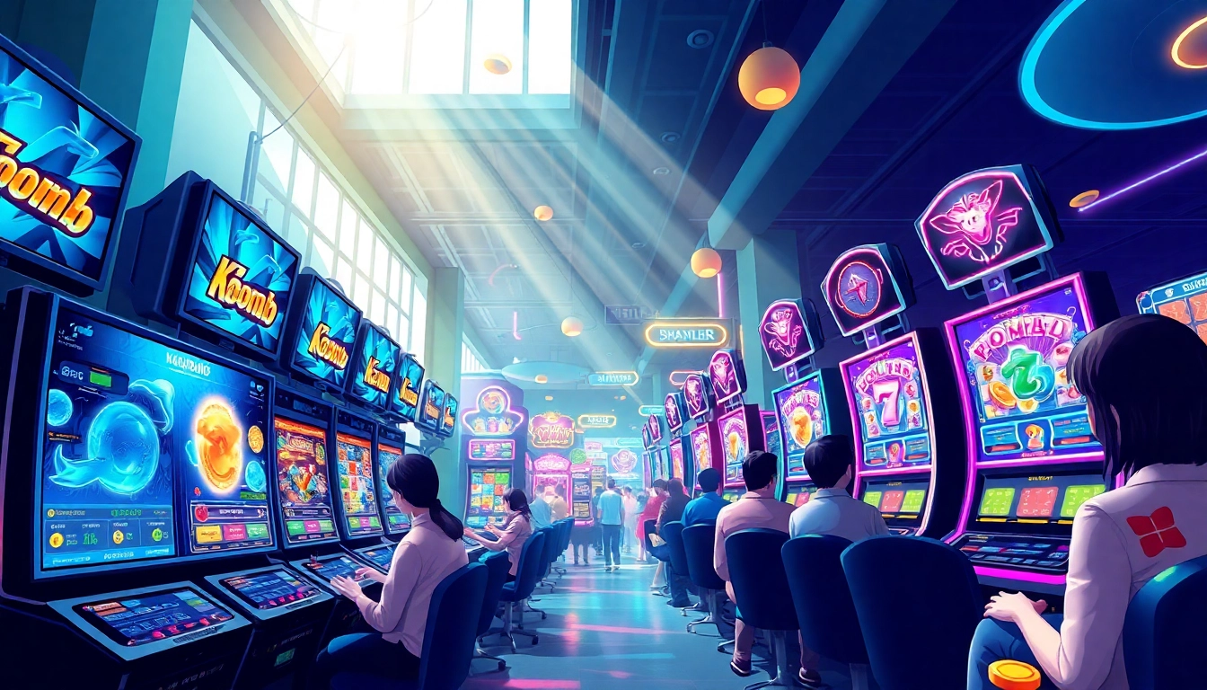 Jelajahi berbagai permainan slot online di koi800 dengan interaksi yang menarik dan warna cerah.