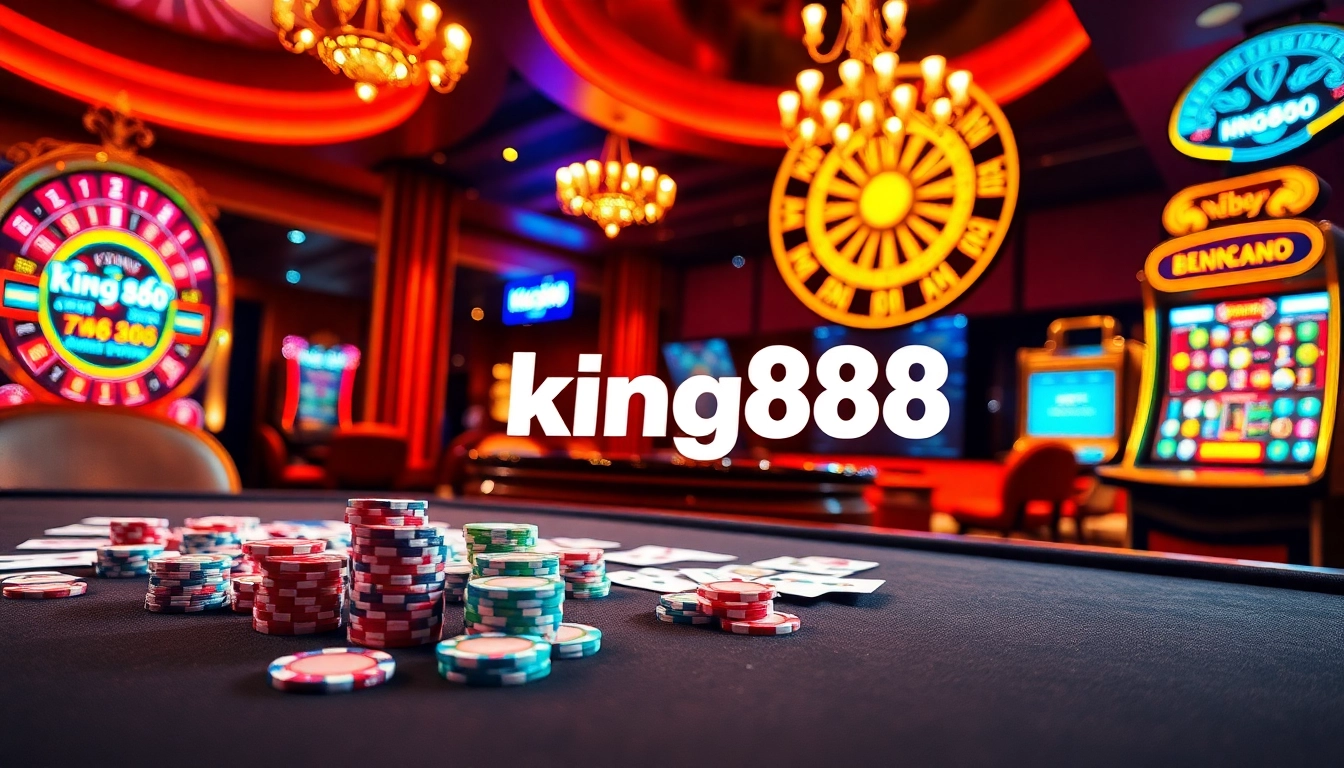 Join the excitement at king888 as players engage in thrilling table games and slots.