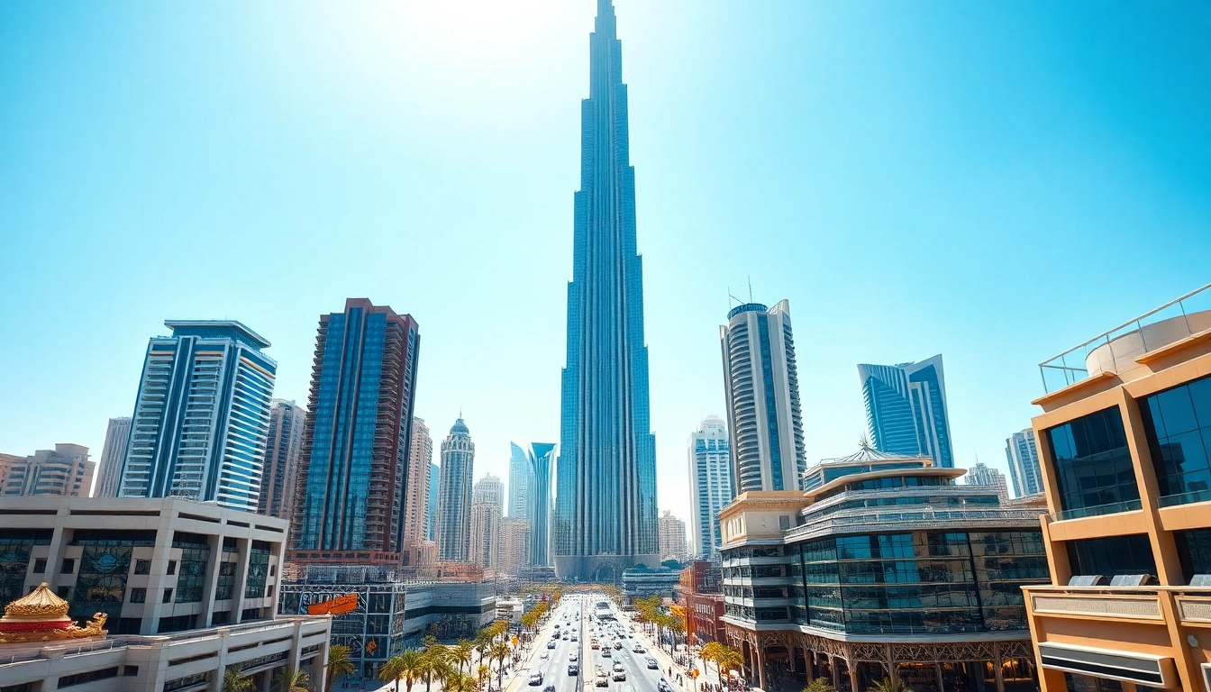 Experience the vibrant cityscape of Citylifedubai.com showcasing Dubai's iconic architecture.