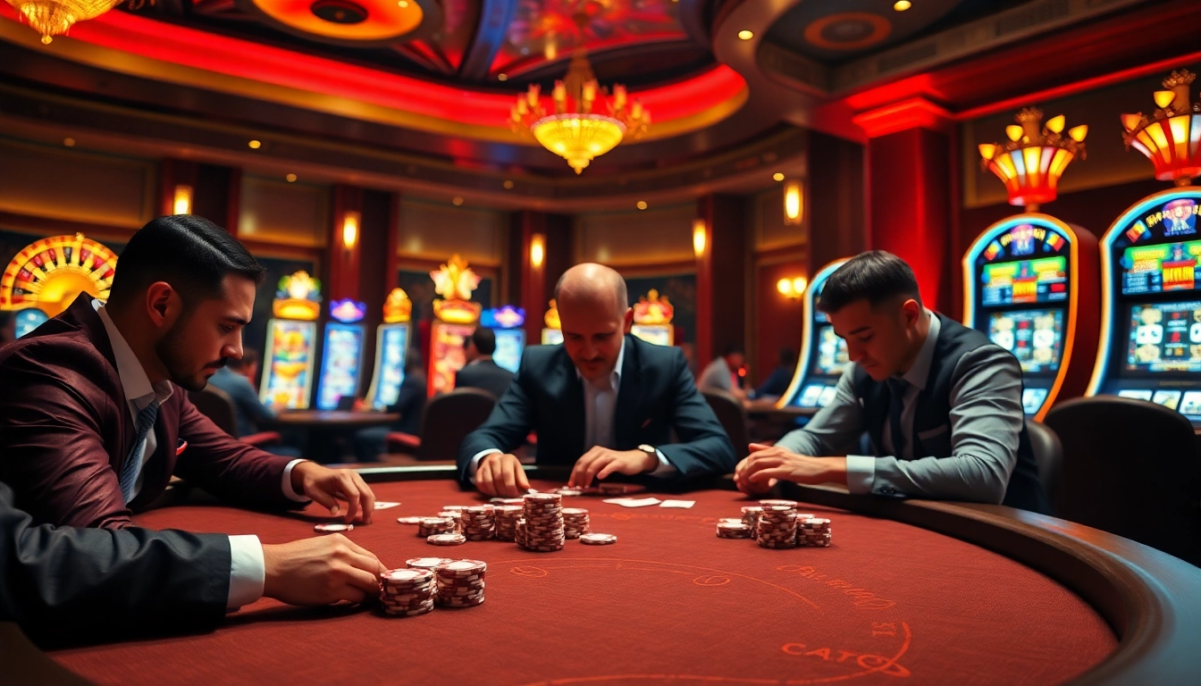 Experience thrilling gambling actions at https://ev882.sa.com/ with vibrant casino imagery of players in action.