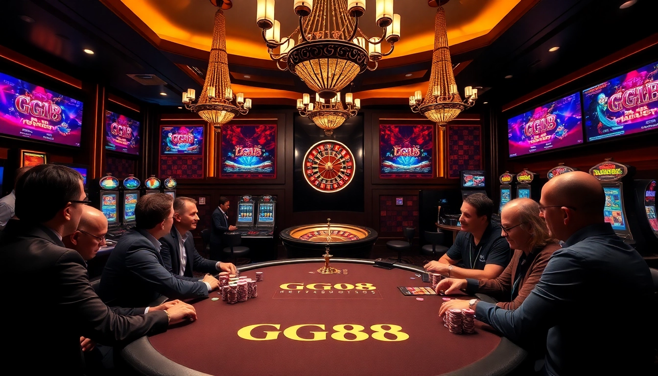 Experience the thrill of playing at GG88's luxurious online casino.