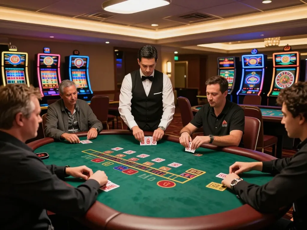 Players engage in intense blackjack action at king33 live casino with dynamic gameplay and ambient luxury.